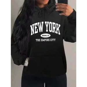 Nouveaux sweats à capuche en tricot pour femmes, couleur pastel, vente en gros, logo personnalisé, impression bon marché, taille américaine, vierges, pour sublimation - Product Image 6