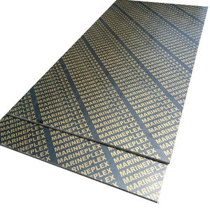 18mm Film noir face contreplaqué feuille de bois dur panneau de placage de mélamine E1 Marine Construction coffrage phénolique <span class=keywords><strong>prix</strong></span> de gros - Product Image 1