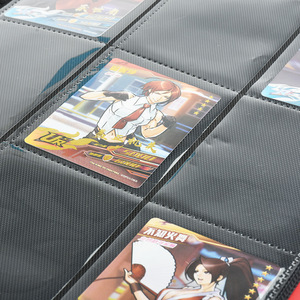 Álbum de Colección de Tarjetas Coleccionables PP de 9 Bolsillos con Cierre Elástico Duradero para Exhibición de Tarjetas de Baloncesto, Fútbol y Deportes de Estrellas - Product Image 3