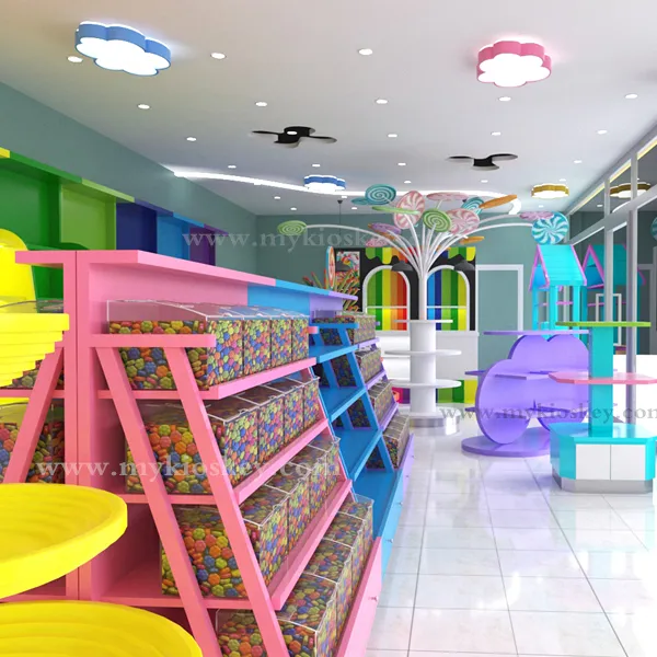 Магазин мебели сладкий магазин дизайн интерьера конфеты полки
