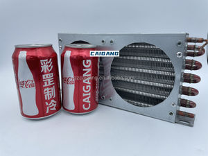 Индивидуальный мини-конденсатор-испаритель с 3 рядами медных трубок 7-3*6*240 - Product Image 3