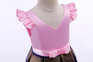 Robe de mariée princesse une pièce à pétales de rose, motif rayures féeriques et fleurs pour bébé fille, livraison gratuite pour dropshipper - Product Image 5