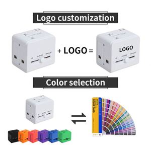 Custom EU AU US Travel <b>Power</b> <b>Adapter</b> International Universal Adapt <b>Plug</b> <b>Adapter</b> With Logo - Product Image 6