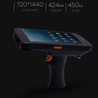 Terminal mobile portable robuste Dongji Star K55 Android 13 PDA Lecteurs de codes-barres Collecteur de données avec poignée pistolet