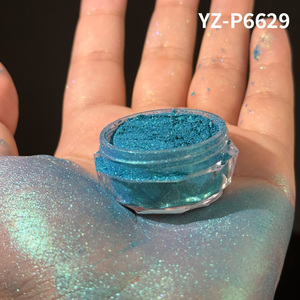 Bột vàng son môi nhựa dạ quang sắc tố mica sơn Tắc Kè Hoa Oxit sắt màu Đỏ Pr-790 công viên nhựa đường lân quang - Product Image 3