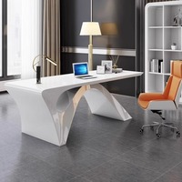 Chef de bureau de luxe moderne Mobilier de bureau en bois convertible conçu en Chine pour hôtel, école, hôpital et appartement