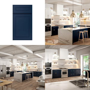 Precio al por mayor de Vietnam, paneles de puertas de cocina de varios colores, listos para montar, armario de cocina de madera maciza - Product Image 2