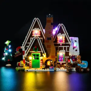 Briksmax LED ışık kiti Legos Creator zencefilli ev Legos ile 10267 Led dahil değildir legos seti