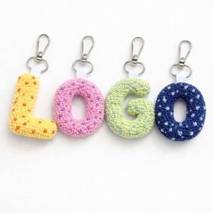 Porte-clés brodé personnalisé avec logo pour coffrets cadeaux d'entreprise, cadeaux promotionnels et promotion de la marque d'entreprise - Product Image 1