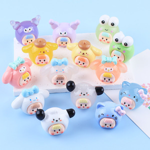 ลูกปัดซิลิโคน 3 มิติ ลายการ์ตูนน่ารัก หลากสี ขนาด 3 ซม. สำหรับงาน DIY ทำมือ วัสดุตกแต่งโต๊ะทำงาน ของตกแต่งบ้าน ของขวัญชิ้นเล็ก - Product Image 1