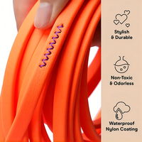 NOVIPET OEM, laisse pour chien personnalisée de luxe avec logo, motif en PVC, matériau dégradable, laisse rétractable pour chien, laisse imperméable pour chien, ensemble de laisses pour animaux de compagnie