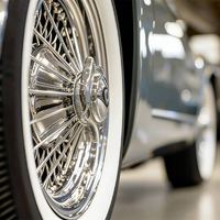Jantes chromées à rayons inversés 13 14 15 16 17 18 19 20 21 22 24 26 pouces 72 100 rayons pour voitures américaines classiques Impala Caprice Regal
