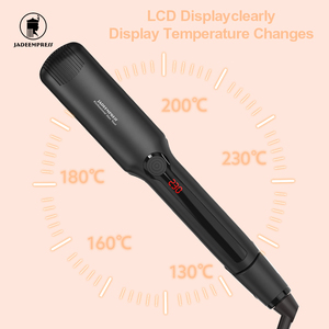Lisseur de cheveux professionnel en céramique à double tension, <span class=keywords><strong>prix</strong></span> d'usine, fer à lisser de 38 mm, électrique espagnol et français pour les hôtels - Product Image 4
