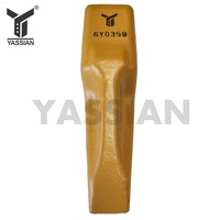 D155 bulldozer ripper seau dents matériel 6y0359 9w24519w2452 6725278 bofors seau dents et adaptateurs dents