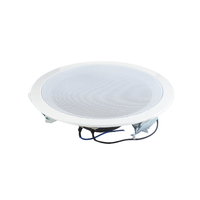 Haut-parleur de plafond JBHKJ 115E 8 pouces 100V 20W avec boîtier métallique intégré pour système de sonorisation PA