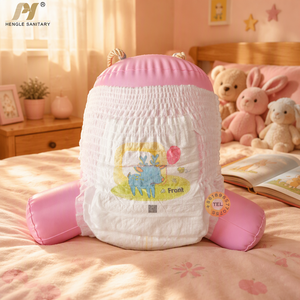 Fábrica de China en línea al por mayor pañales para bebés pantalones grado B algodón súper absorbente 3D Prevención de fugas cinta mágica superficie seca OEM - Product Image 1