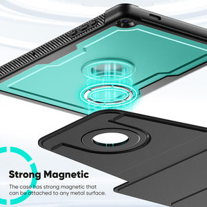 Étui pour tablette en cuir PU pour Samsung Galaxy Tab A11 Plus 11 pouces X230 X235 Pare-chocs TPU avec béquille rotative intégrée - Product Image 5