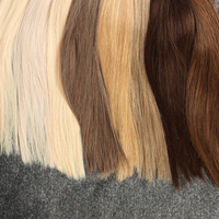 Extensions de cheveux naturels en gros, à pointe en U, avec colle italienne, 100% cheveux humains, cuticules intactes, double épaisseur, Remy russe, kératine U Tip
