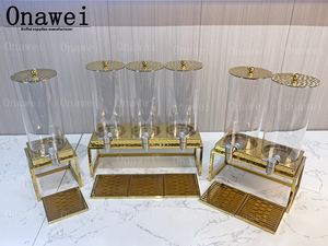 Onawei Distributeur commercial de boissons dorées en acier inoxydable <span class=keywords><strong>pour</strong></span> jus/<span class=keywords><strong>eau</strong></span>/café 3/6/9 litres de boisson fraîche refroidie à la glace de qualité alimentaire - Product Image 6