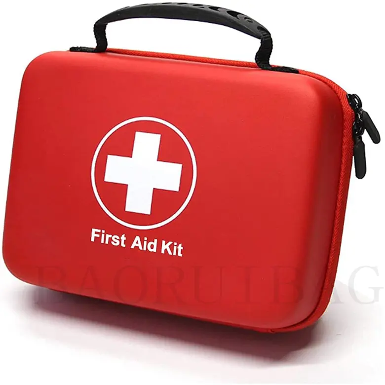 Oem High-capacity Wholesale First Aid Waterproof Eva Material Portable Family First Aid Medical Kit Case Bag