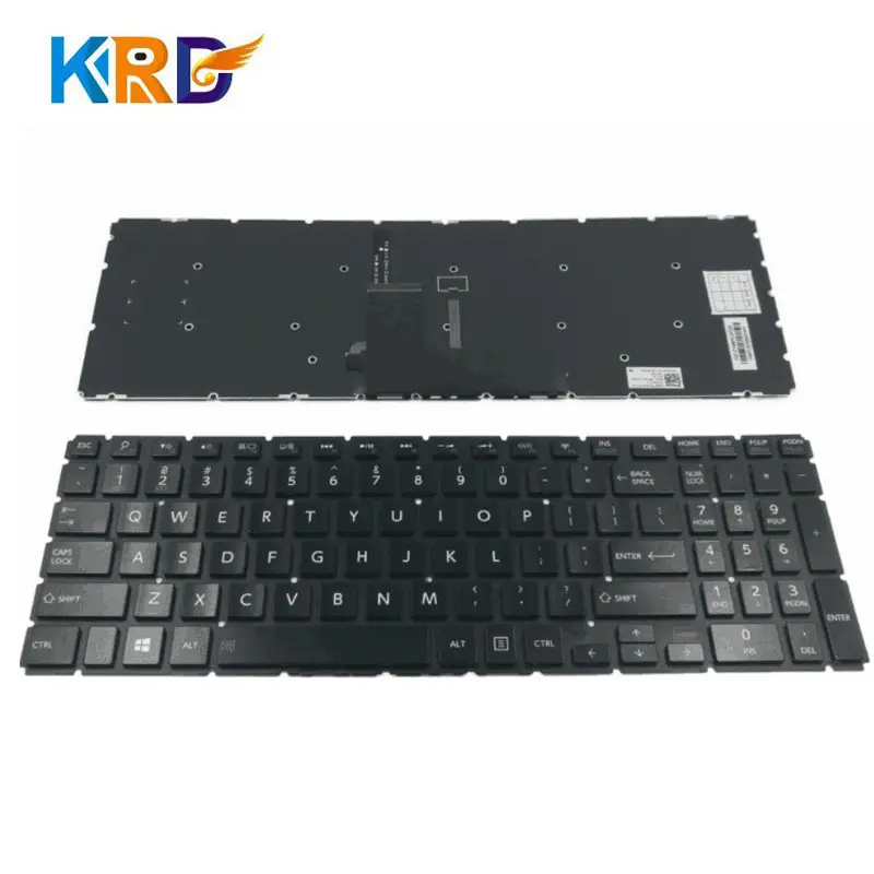 Teclado retroiluminado para laptop toshiba satélite L50-B s55t S50-B L50D-B