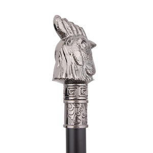 Cabeza de pollo de plata antigua moda bastón decorativo bastón elegante moda bastón Cosplay aleación Crosier Vintage Stick - Product Image 5