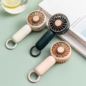 Promocional 3 velocidades silencioso pequeño ventilador eléctrico portátil de mano soporte escritorio Usb recargable deportes bolsillo Mini ventilador - Product Image 6
