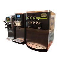 Machine à glace commerciale mini en acier inoxydable Ali Baba Top Products, 3 saveurs