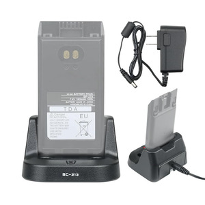 BC-213 เครื่องชาร์จวอล์คกี้ทอล์คกี้สำหรับไอคอม F1000 F2000 BP 279 BP 280 IC V88 แบตเตอรี่มาตรฐานปลั๊กยูเอส ยูโร - Product Image 5
