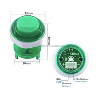 Boutons poussoirs en plastique pour machines de jeu d'arcade JSgaming OEM ODM, différentes couleurs, accessoires pour machines de jeu d'arcade