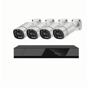 Poe-Powered 8*5MP <span class=keywords><strong>NVR</strong></span> Pacote CCTV Monitoramento Sistema Full Metal Habitação com Night Vision Tecnologia OEM Customizável Suporte