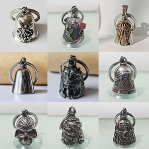 Nouveauté, populaire en Europe et aux États-Unis, pendentif cloche de protection vintage avec croix, ornements à clé - Product Image 3