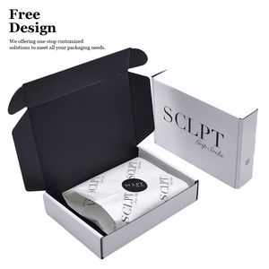 Tùy chỉnh carton sóng trắng đen vẻ đẹp bưu kiện hộp quảng cáo các tông caja Misteriosa Đóng gói hộp để đóng gói - Product Image 4