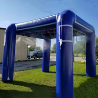 Tente publicitaire gonflable à brumisation sur mesure, station de brumisation mobile gonflable pour événements sportifs en extérieur