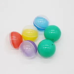 ลูกบอลพลาสติกใสของเล่นไฮบริดส์ในตัว,ลูกบอลพลาสติกใสจำนวนมากของเล่นที่หมุนวนไข่สำหรับเด็กแคปซูลขนาด3นิ้ว PP