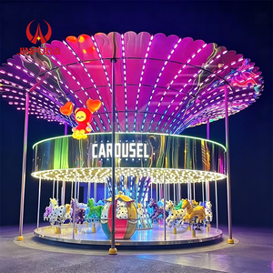 Grand manège extérieur personnalisé et économique, attraction de fête foraine, jeu de carnaval, manège, <span class=keywords><strong>carrousel</strong></span> à chevaux - Product Image 6