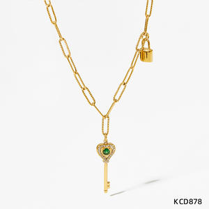 Ouple-pendientes de 14K para niñas, pendientes de encaje de 14K, de estilo antiguo - Product Image 5