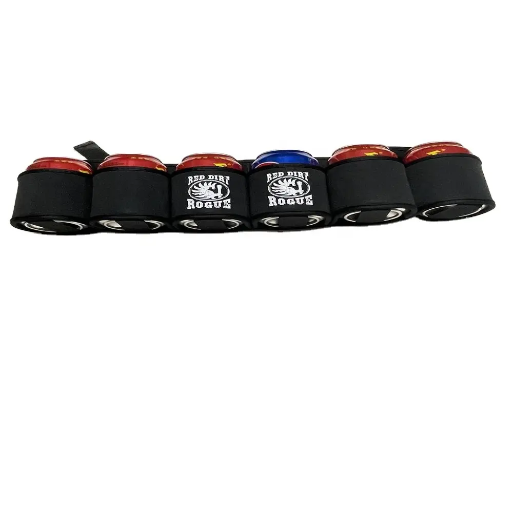 Hot Sale Neoprene Can Cooler Belt Holds 6 Pack Waist Beer stubby holder can cooler waist belt