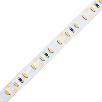 Lampu strip LED 12V 120LEDs/M kustom IP20, strip lampu smd 3014 putih hangat untuk dalam ruangan