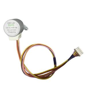 Moteur pas à pas 20BYJ46 12V DC 5 phases hybride pour commande d'oscillation de climatiseur - Product Image 1