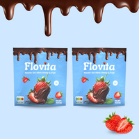 Stand up Brown Kraft Paper Reclosable Ziplock Plain Heat Sealable Food Packaging Doypack Pouches Bags