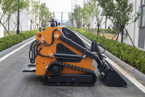 รถตักขนาดเล็กแบบยืน AT460รถตักตีนตะขาบเครื่องยนต์เบนซินเหมาะสำหรับบรรทุกของหนัก - Product Image 3