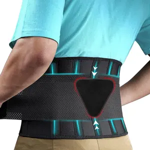 Unisex Back Brace Working Safety Breathable Lumbar Back Belt Anti-skid Lumbar Support Adult