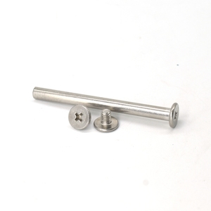 304 in acciaio inox M3 <span class=keywords><strong>M4</strong></span> legante Chicago <span class=keywords><strong>vite</strong></span> bullone testa piatta maschio e femmina viti Chicago e dadi manicotto - Product Image 2