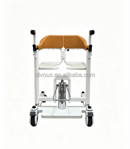 Silla de Baño y Transferencia Hidráulica para Pacientes, con Acero Electroforético 2.0, Capacidad de 120 kg, Ajustable, para Uso Hospitalario - Product Image 3
