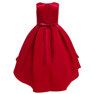 RD0038 Vestido de Fiesta de Princesa sin Mangas con Flores 3D para Niñas Pequeñas, Ropa de Cumpleaños para Niños - Product Image 2