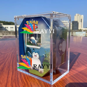RAY YI Boitier En Pour Anti Iv protection Acrylique Display pokemon Bootser Box Acrylique étui <span class=keywords><strong>Vitrine</strong></span> En Acrylique pokemon - Product Image 5