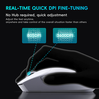 Souris de jeu sans fil ultra-légère MLOONG MX301 en promotion, taux de polling 1K, 16000 DPI, capteur 16K, souris de jeu programmable