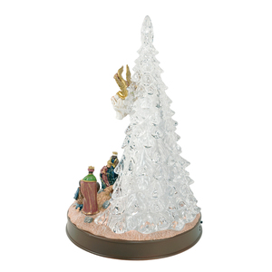 MELODY - Decoración Navideña Personalizable con Luces LED, Hecha a Mano, Árbol de Acrílico Musical, Pueblo Navideño <span class=keywords><strong>2026</strong></span>, Set de Natividad con Movimiento - Product Image 4