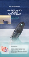Pompe à pénis électrique pour hommes Wellwanted, 3 modes de succion, jouets sexuels pour adultes, extenseur de pénis en silicone à air et eau
